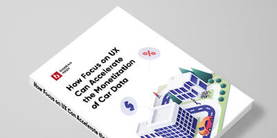 This whitepaper explains how the focus on UX design can help automotive players accelerate the monetization of car data