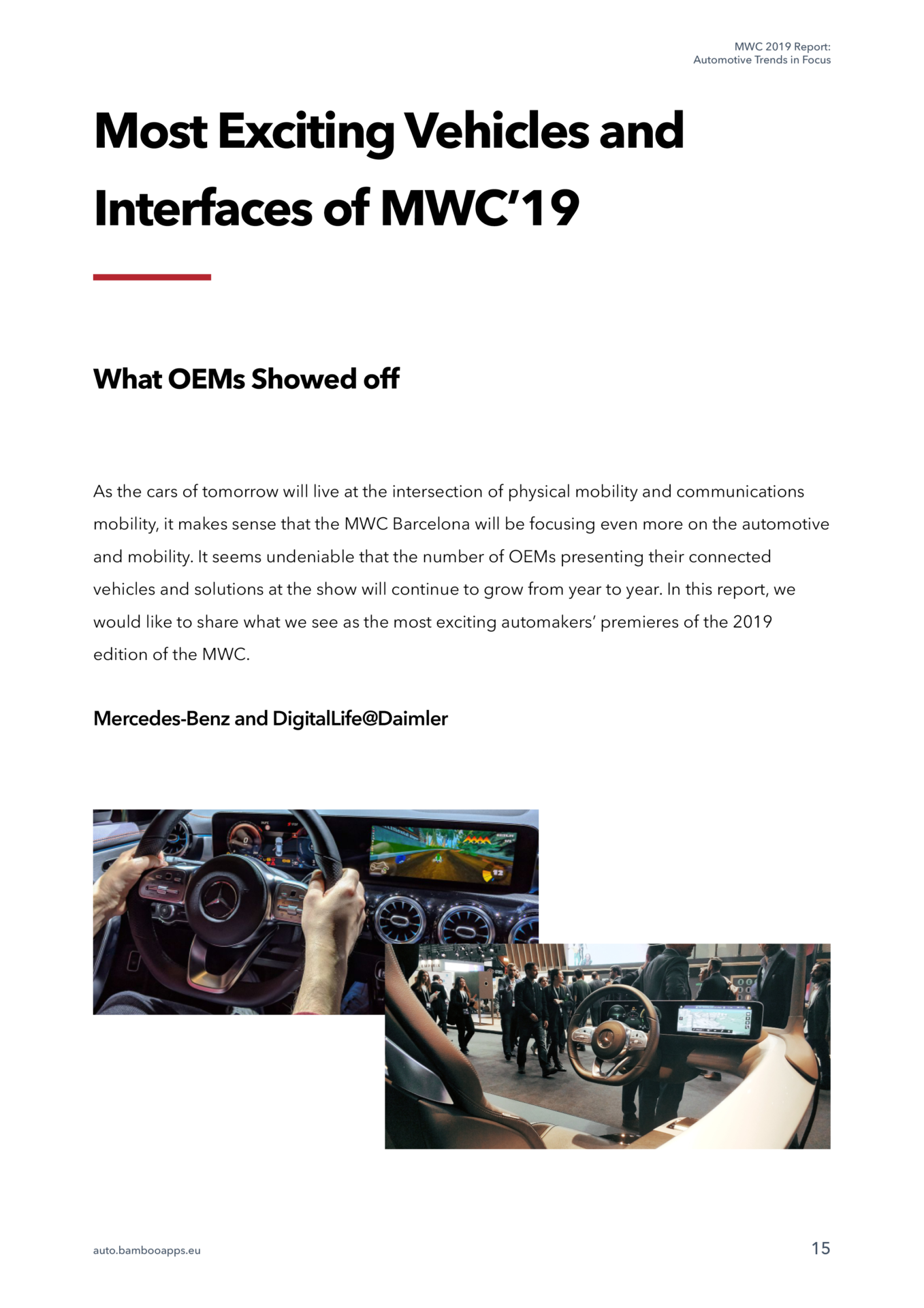 MWC 2019 Report: Automotive Trends in Focus | Page 2