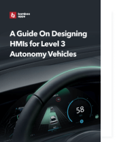 A Guide On Designing HMIs for Level 3 Autonomy Vehicles | Book Cover