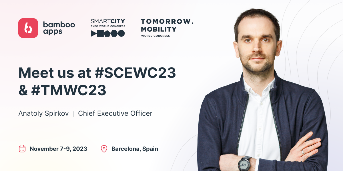 Meet Bamboo Apps at Tomorrow.Mobility and Smart City Expo in Barcelona