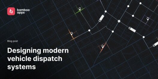 Designing modern vehicle dispatch systems - concept illustration