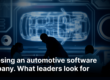 Choosing an automotive software company
