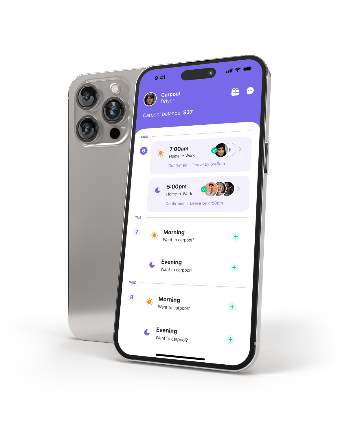 carpooling app development company