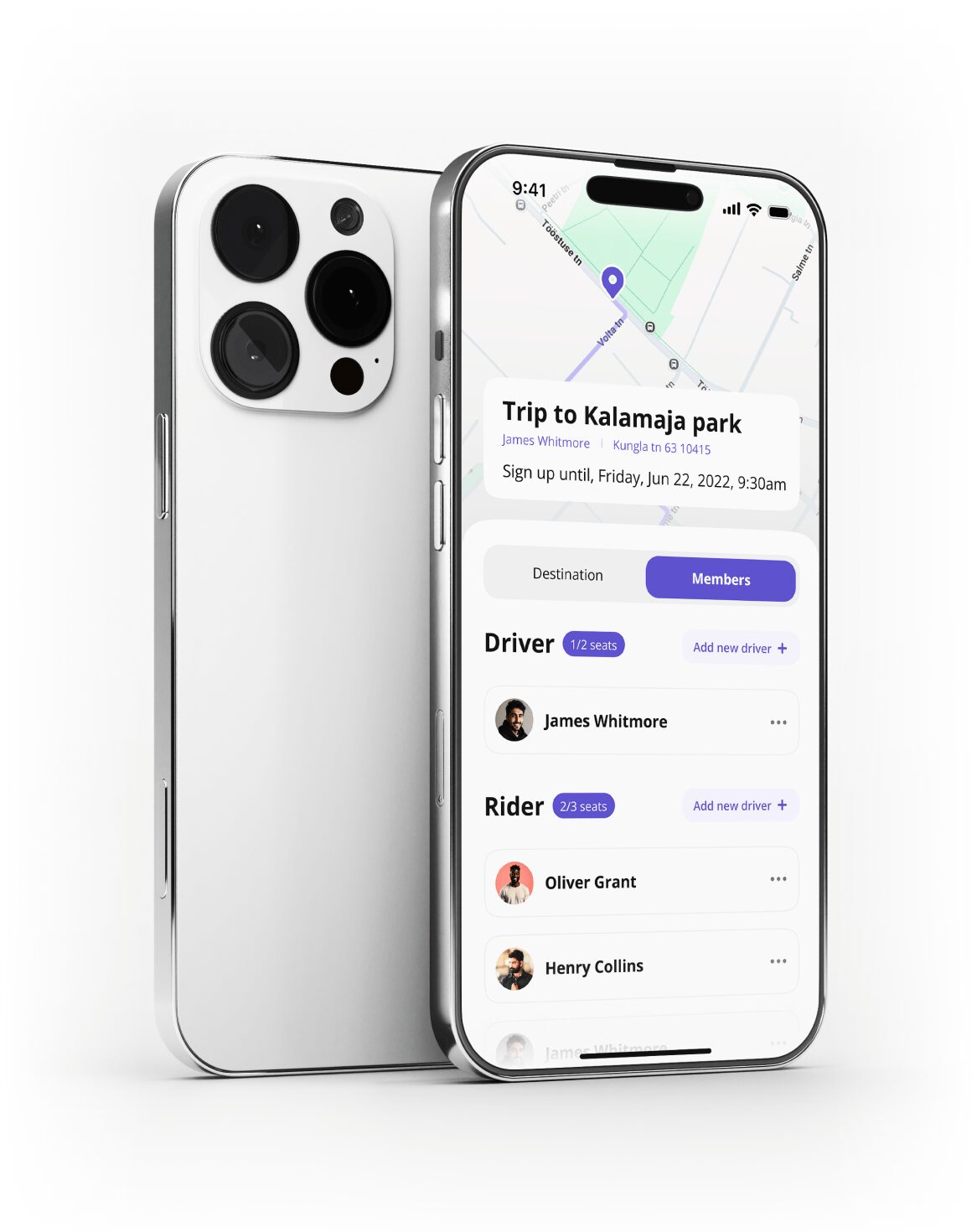 carpooling app development services