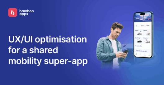 UX UI optimisation for a shared mobility super-app