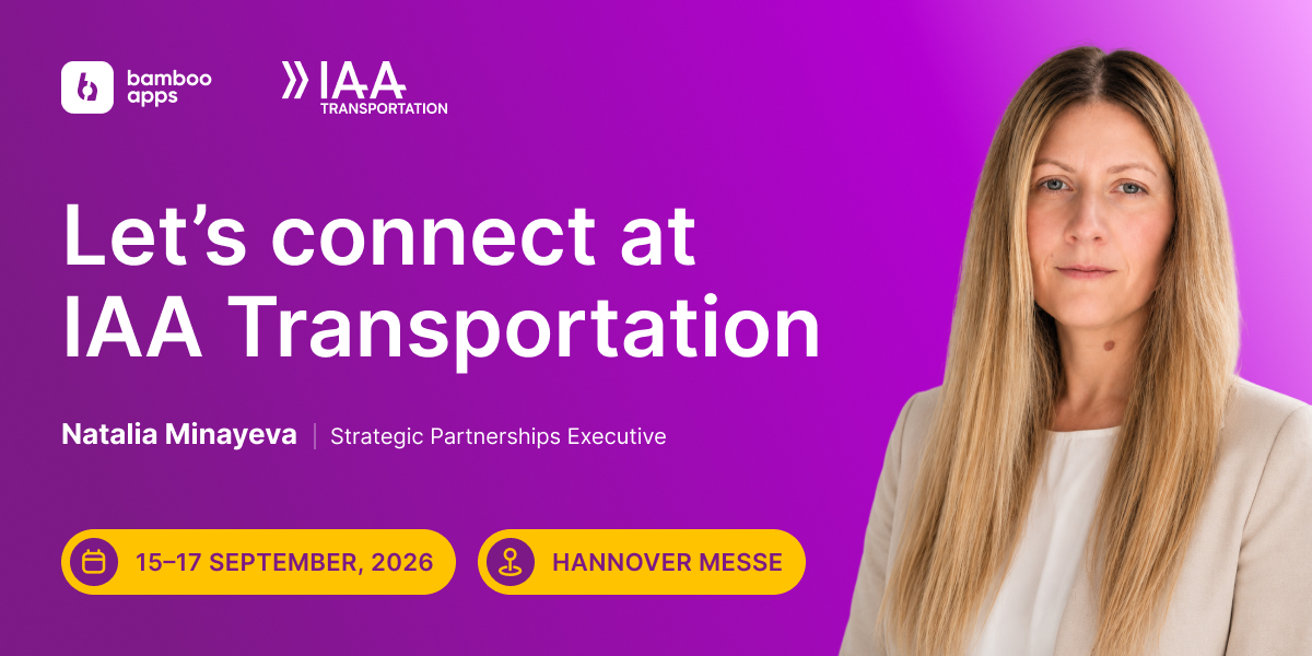 Bamboo Apps at IAA Transportation 2026