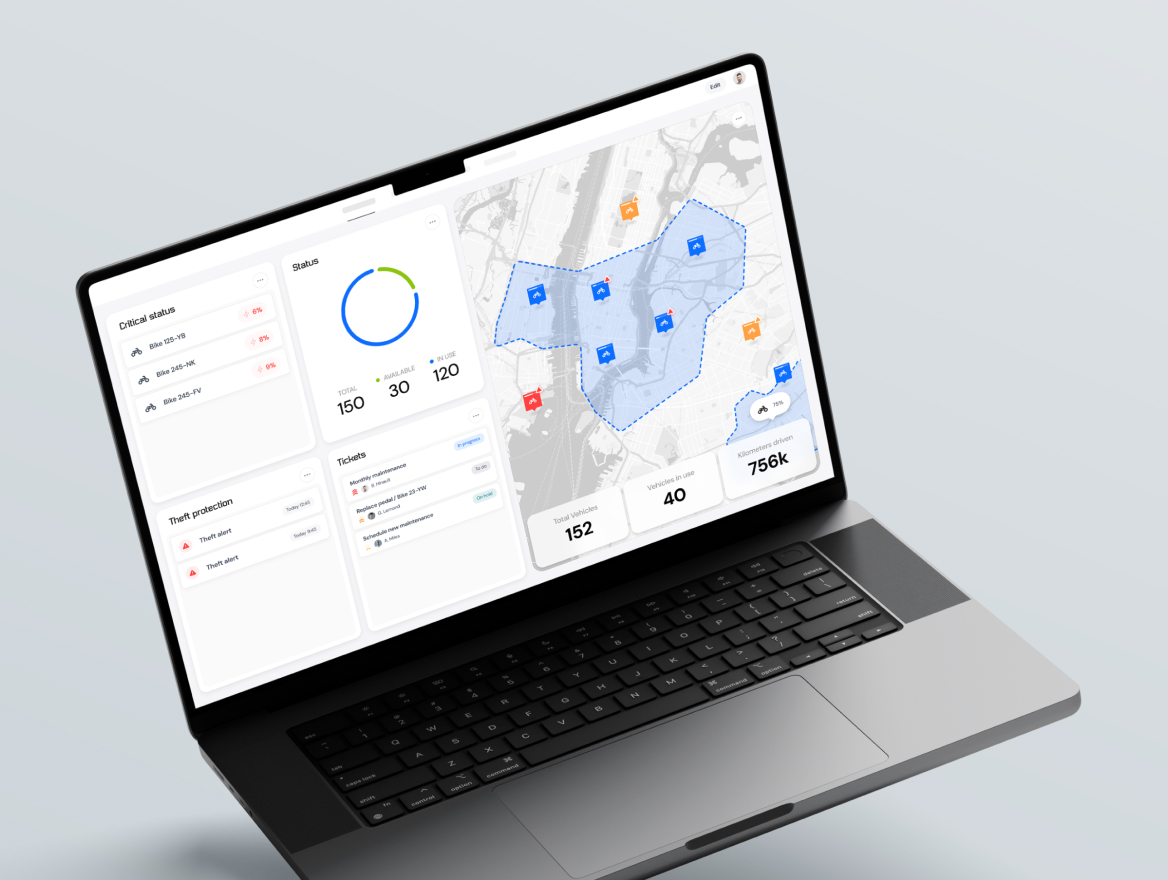 e-bike cloud platform